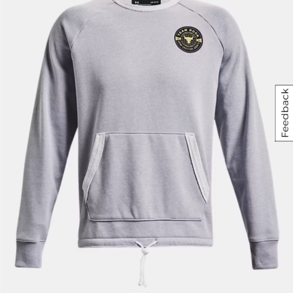 UA Project Rock Heavyweight TerryMen's Crew - Picture 1 of 12